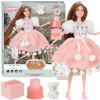 Bábika WOOPIE ROYAL Emi Birthday Princess s medvedíkom