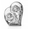 Strieborný obrázok 12x15cm Guardian Angel ... - 16507 (Strieborný obraz 12x15cm Anjel strážny ...- 16507)