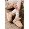 Dámske snehové topánky na platforme 20216-F Light beige - Xamella 38 světle béžová