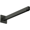 HANSGROHE sprchové rameno E (hranatá verzia), dĺžka 390 mm, kartáčovaný čierny chróm, 24337340
