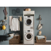 Skriňa na práčku a sušičku Mr. Sauber, biela