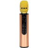 KIK KX3382 Karaoke bluetooth mikrofon, 2000 mAh zlatý