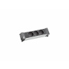 Power Frame 3xUTE 230V, 0.2m kábel 1.5mm², GST18, hliník/čierny