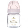 Canpol babies fľaša sa širokým hrdlom Royal Baby Pink 120 ml