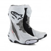 Topánky ALPINESTARS Supertech R Vented (biela/svetlá sivá/čierna, perforovaná obšívka) 38