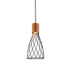 ACA DECOR Závesné svietidlo TORNADE, priemer 18 cm