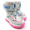 Biomecanics Detské snehule Garvalín - Bluey - Bielo/ ružové 251890-B050 Veľkosť: 27, Vnútorná dĺžka topánky: 17,0 cm