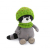 Mýval Denny v jarní zelené čepičce a nákrčníku od firmy ORANGE TOYS - 15 cm (Daisy the Raccoon: Spring Forest)