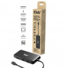 Club3D Dokovací stanice 8v1, USB-C 3.2, 1xHDMI, 1xDP, 2xUSB, 1xmicroSD/SD, 1xUSB-C PD100W, 1xRJ45, černá CSV-2551 Club 3D