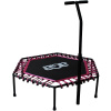 Aga Fitness Trampolína + držadlo 130 cm ružová
