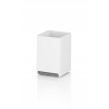 KELA Pohár Cube polyresin biela KL-23692