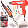 Zváračka plastov 70W + žehlička plastov 100W + 200x zvárací drôt (PLASTIC WELDER KOLORTECH BY-BD001)