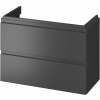 Cersanit Moduo skrinka 79.5x37.5x57 cm závesná kúpeľňová skrinka pod umývadlo antracitová S590-077-DSM