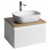 Aqualine Aqualine, ALTAIR skrinka s doskou 58 cm, biela/dub emporio, AI263-02