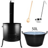 Perfect Home Set-57 Kotlíková súprava 50L, 5ks – kotlina/dymovod/kotlík/varecha/naberačka