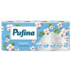 Toaletný papier, 3 vrstvový, malá rolka, 8 roliek, PUFINA 