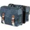 Dvojitá taška Basil Boheme indigo modrá + reflex.pruhy 35 l