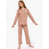 Cornette Young Girl pyžamo 973/195 Smile 4 d/r 134-164 mocca 158-164
