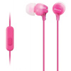 SONY sluchátka MDR-EX15AP, handsfree, růžové MDREX15APPI.CE7