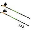 RUBBLE Palice Nordic Walking, 2-dielne, systém Antishock, černo-zelené SPOKEY