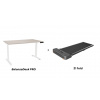 BalanzaDesk PRO + chodiací pás Z1 fold Veľkosť stolovej dosky: M - 115x80cm, Bezdrôtová nabíjačka - neviditeľná pod stolovou doskou: Je súčasťou stola +50€