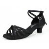 Dámske tanečné topánky Botan BD-21 čierne 4 cm Cuban, Veľkosť: 37