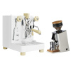 Lelit Bianca PL162T V3 White + Eureka Mignon Single Dose, White & Oak
