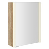 Sapho ALIX galérka s LED osvetlením 56x70x17,5cm, ľavá/pravá, dub Alabama SPH AX156-0022
