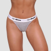 GymBeam Nohavičky Tanga 3Pack Grey - L