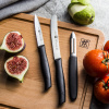 ZWILLING Twin Grip 3 el. čierne - kuchynské nože z nehrdzavejúcej ocele s škrabkou