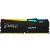 KINGSTON DIMM DDR5 128GB (Kit of 4) 5200MT/s CL40 FURY Beast RGB XMP KF552C40BBAK4-128