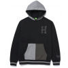 pánska mikina HUF SIDELINE PO HOODIE Black/Grey M + doprava zdarma