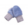 Rukavičky pre novorodenca na zimu návlekové Outlast® Little Angel - modrá