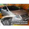 Plexi, ofuky TOYOTA Avensis sedan 4D 2009 =>, přední + zadní