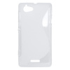 Puzdro gumené Sony Xperia L (S36H) transparentné