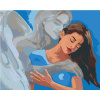 Maľovanie podľa čísel – Žena v objatí anjela, 40 × 50 cm, bez rámu a bez napnutia plátna 8596530054887