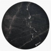 Podložka pod stoličku AROZZI Zona Floorpad Black ochranná podložka na podlahu/ kulatá 121 cm design černý mramor