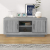 vidaXL TV skrinka sivý dub sonoma 102x35x45 cm kompozitné drevo
