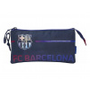 FC Barcelona Školské puzdro FC Barcelona, holografický znak, tmavomodré, 3 komory