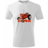 Tričko Farebné Zetor 25A Farba trička: Biela, Veľkosť: 4 Roky, Typ: Detské