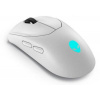 DELL AW720M Alienware herná myš (545-BBDO) WiFi (USB prijímač) / Bluetooth / Optická (26000 dpi) / Skrolovacie koliesko / Biela