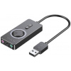 Vention Externí zvuková karta USB 2.0 CDRBF 1m (černá)