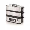 WMF KITCHENminis 0415090011 napařovač 2 košík/košíky Pracovní deska 900 W Černá, Nerezová ocel