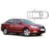 Slnečné clony na okná - SKODA Octavia II. (2004-2013) - Len na bočné stahovacie sklá