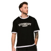 Pánske tričko GymBeam Varsity Oversized T-Shirt Black L