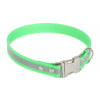 Firedog BioThane obojok Clip Reflect 25 mm 43 cm svetlozelený