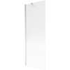 Mexen Next vaňová zástena 1-krídlová 70 x 150 cm, pásikovaná, chróm - 895-070-000-00-09-01