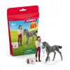 Schleich Horse Club Sada starostlivosti o kone s trakenským žriebäťom 42752