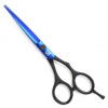 PRO FEEL JAPAN H01-55 Blue Matt Black Profesionálne kadernícke nožnice 5,5' - modročierne