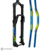 RockShox kit nálepky Troy Lee Designs 35 mm Blue/Yellow MY18 - PIKE/Lyrik/Yari/Domain/Revelation